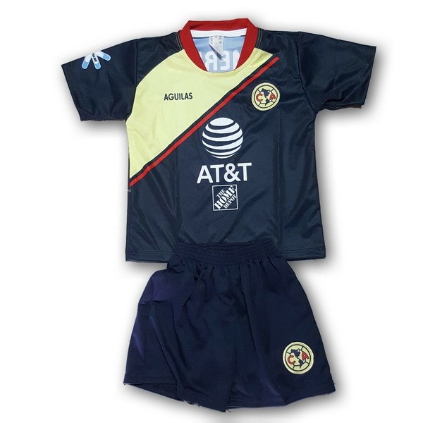 Auswarts Set De Kinder Club América 2018-19 Blau Fussballtrikots Günstig